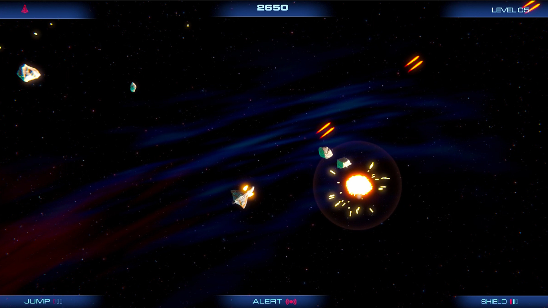 Battle Star Asteroids screenshot
