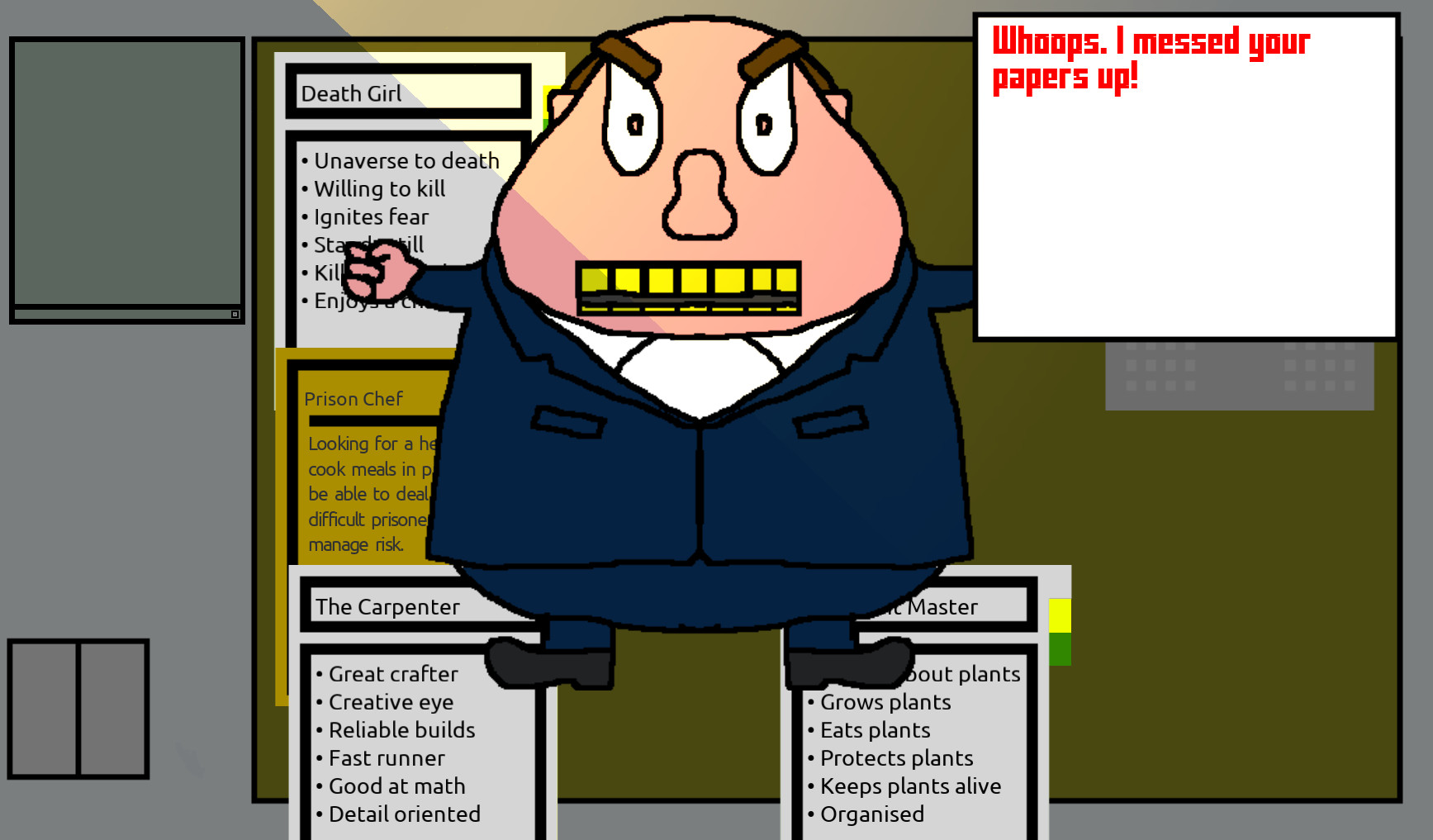 Superhero Recruitment Simulator screenshot