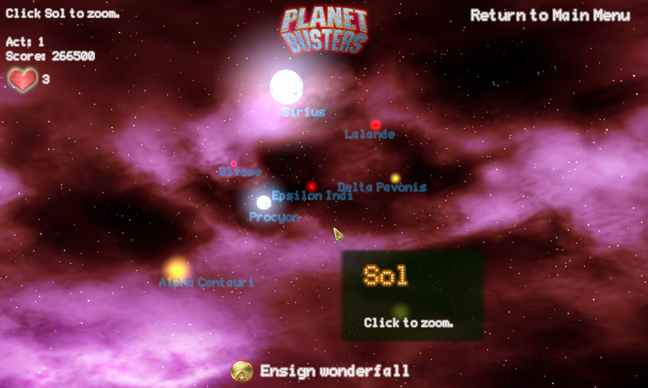 Planet Busters screenshot