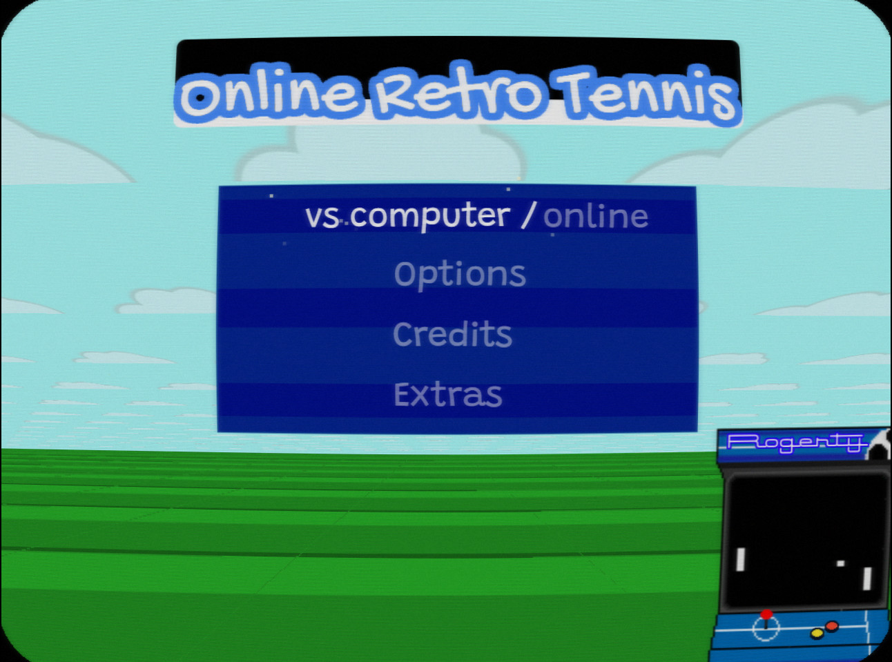 Online Retro Tennis screenshot