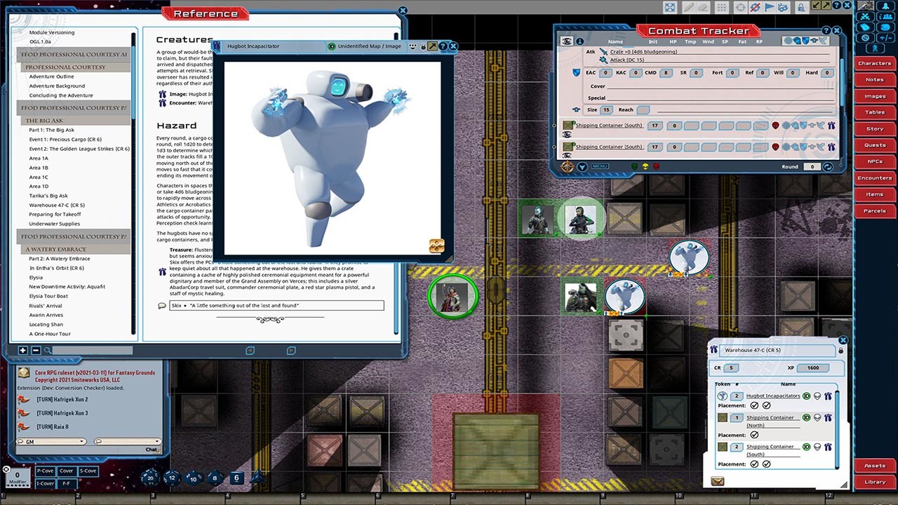 Fantasy Grounds - Starfinder RPG - Adventure Path #36: Professional Courtesy (Fly Free or Die 3 of 6) screenshot