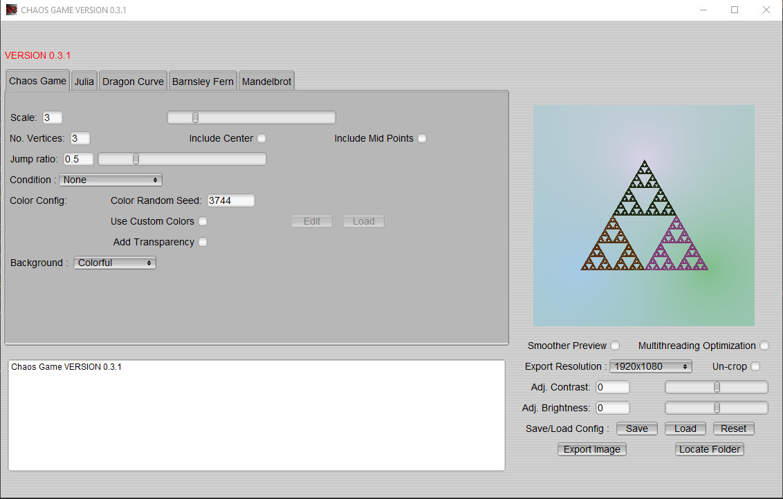 CHAOS GAME - Accommodate Features screenshot