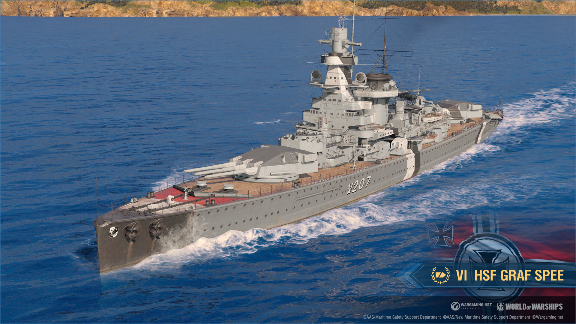 World of Warships — HSF Admiral Graf Spee screenshot