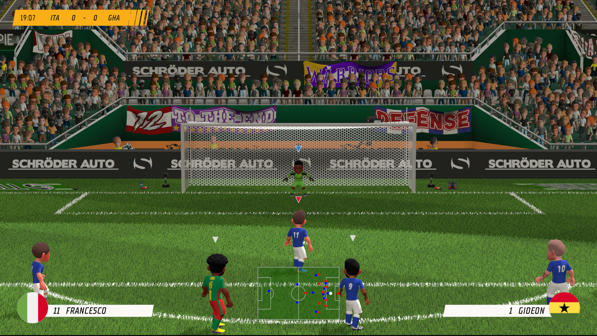 Super Soccer Blast: America vs Europe screenshot