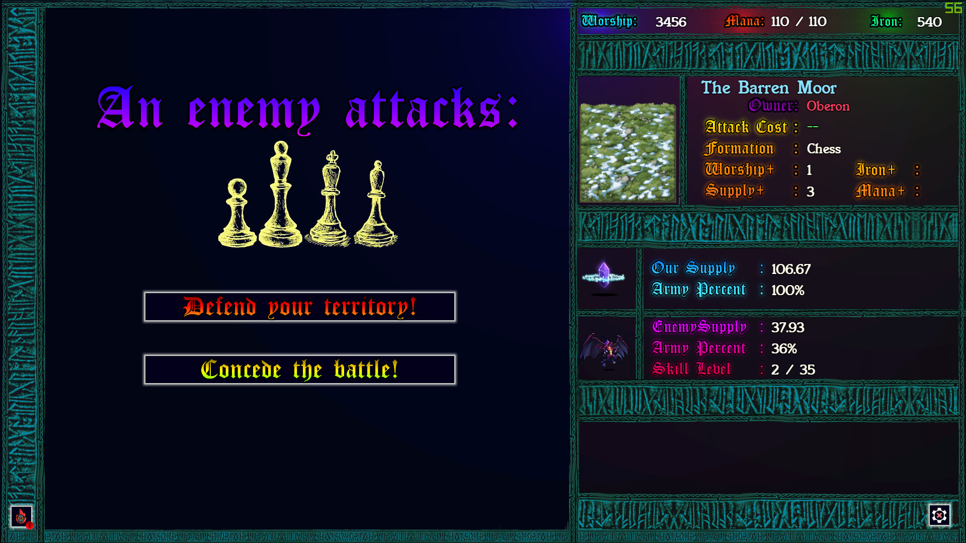 Unending War: Grand-Strategy Chess screenshot
