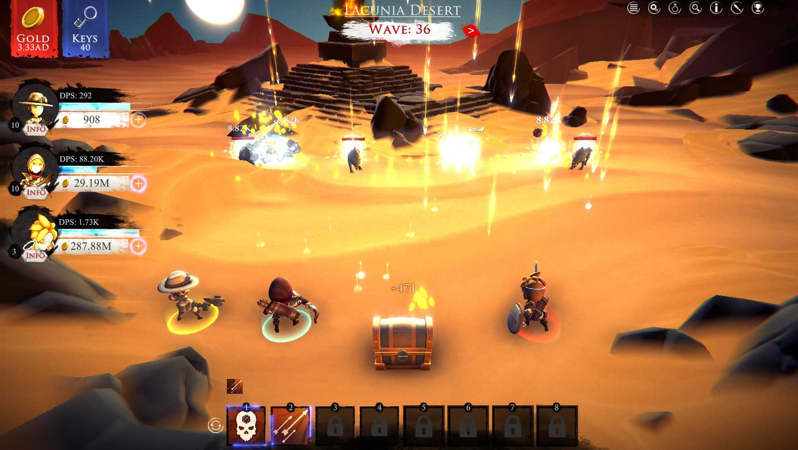Dungeon Clicker screenshot
