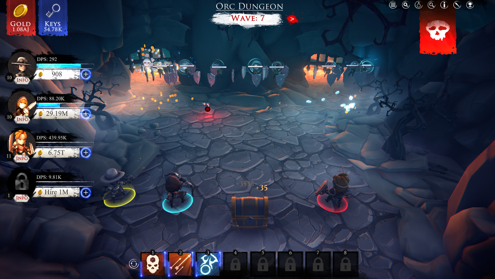 Dungeon Clicker screenshot