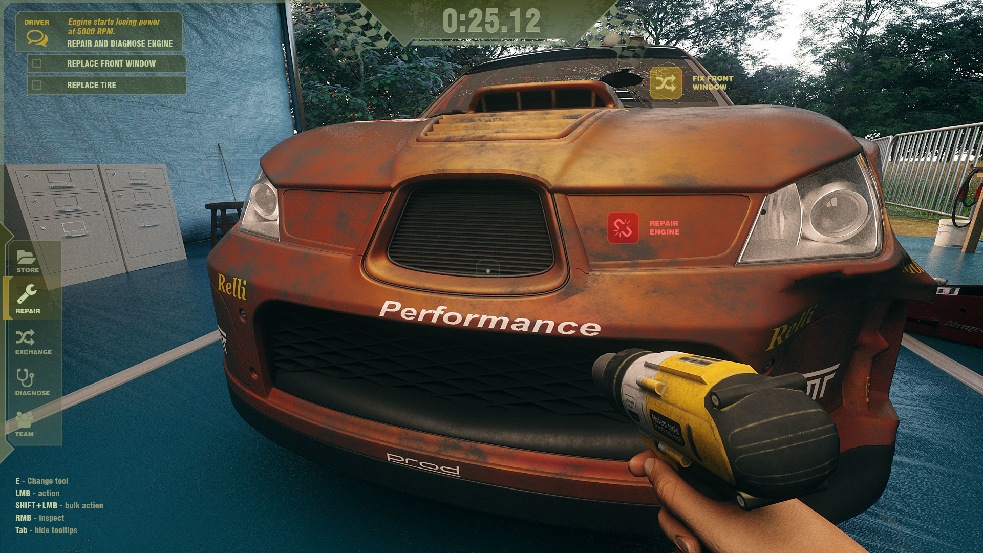 Rally Mechanic Simulator screenshot