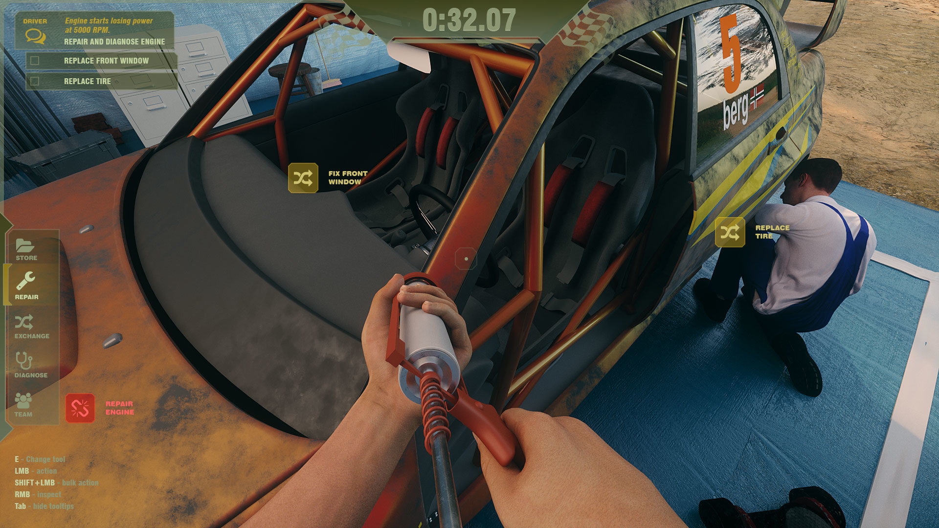 Rally Mechanic Simulator screenshot