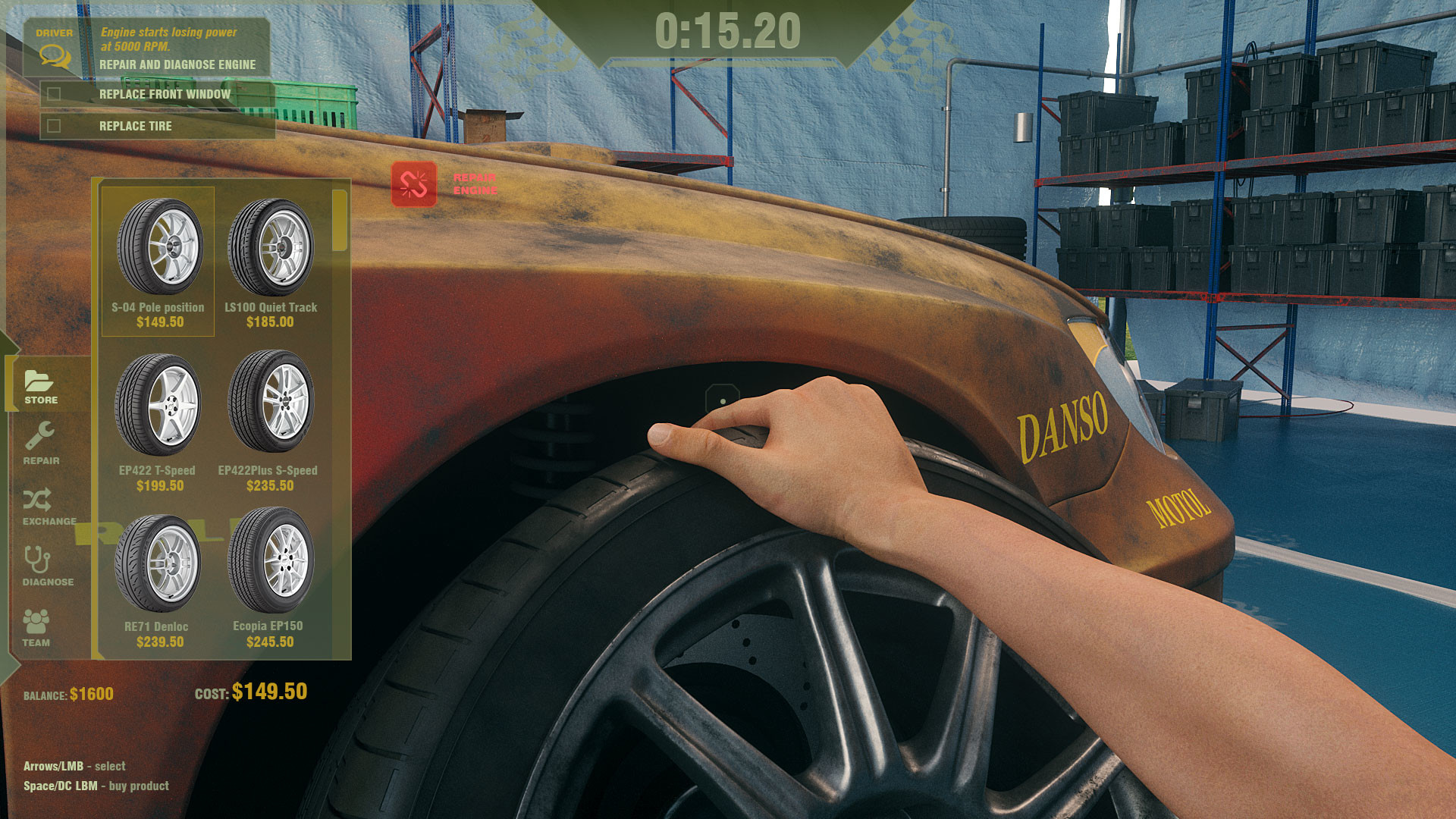 Rally Mechanic Simulator screenshot