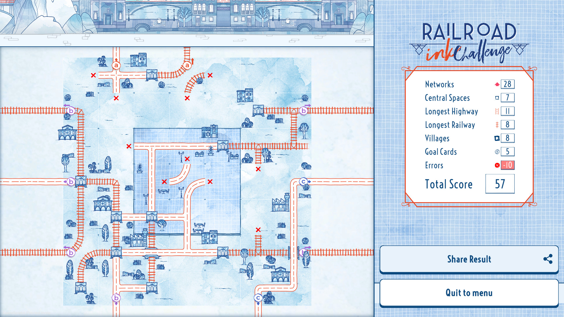 Railroad Ink Challenge screenshot
