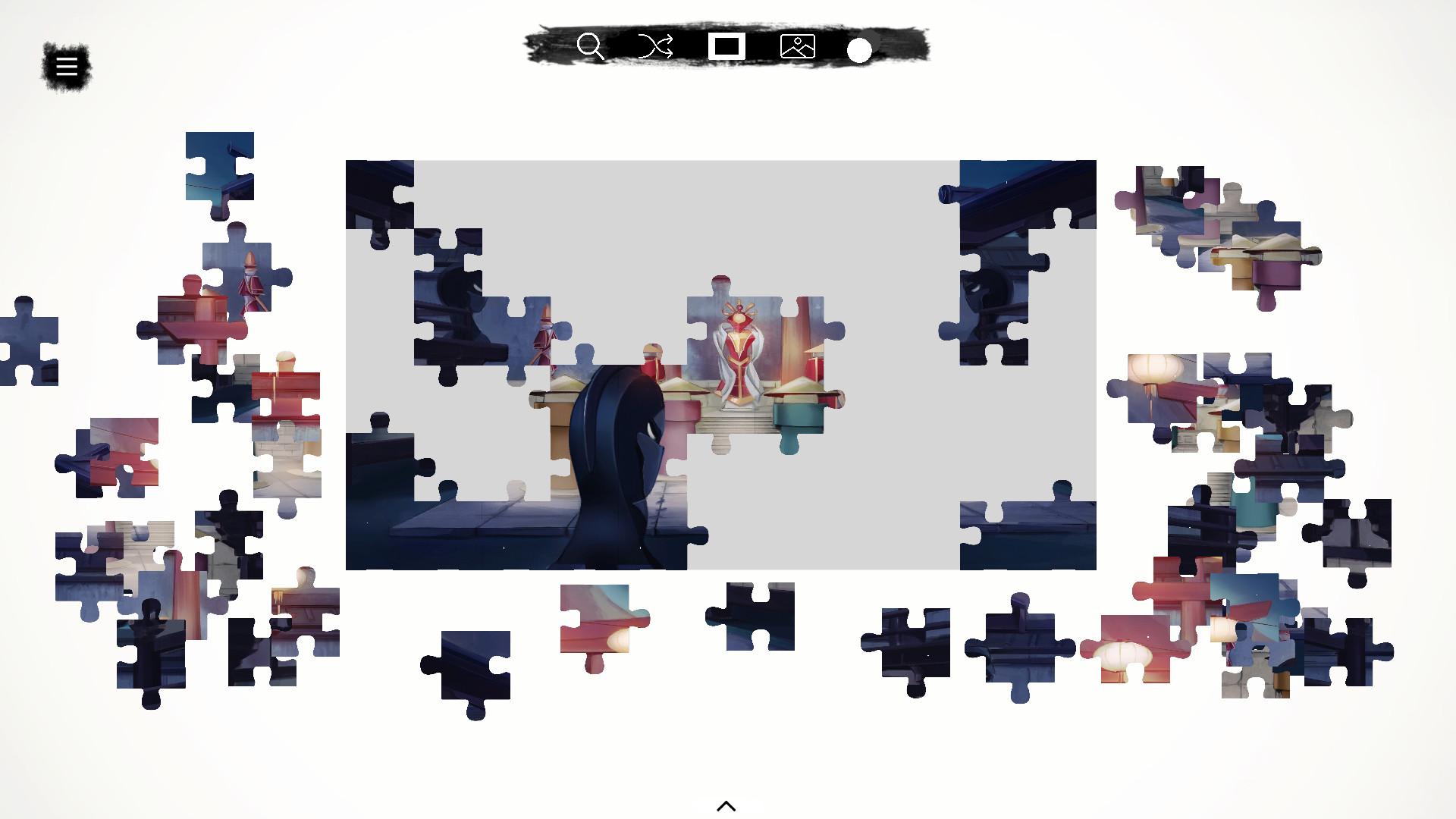 Shinobi's Way - a jigsaw chess tale screenshot