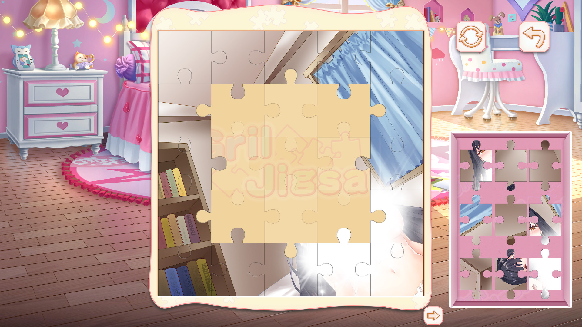 Girl Jigsaw screenshot