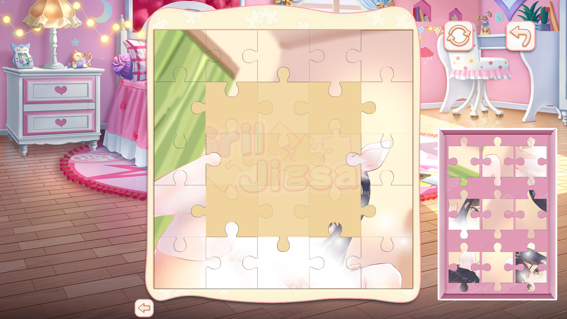 Girl Jigsaw screenshot