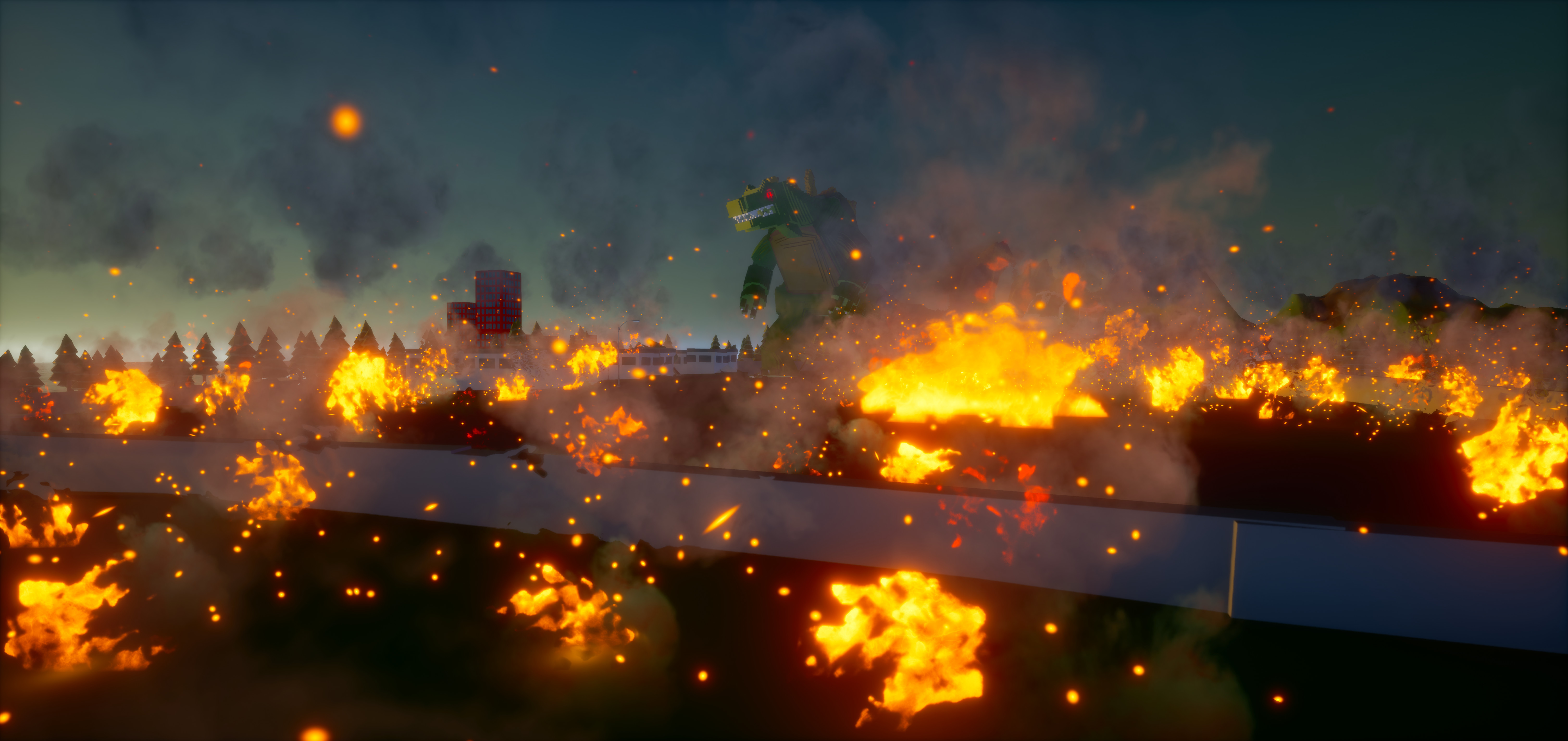 Excidio The Kaiju Game screenshot