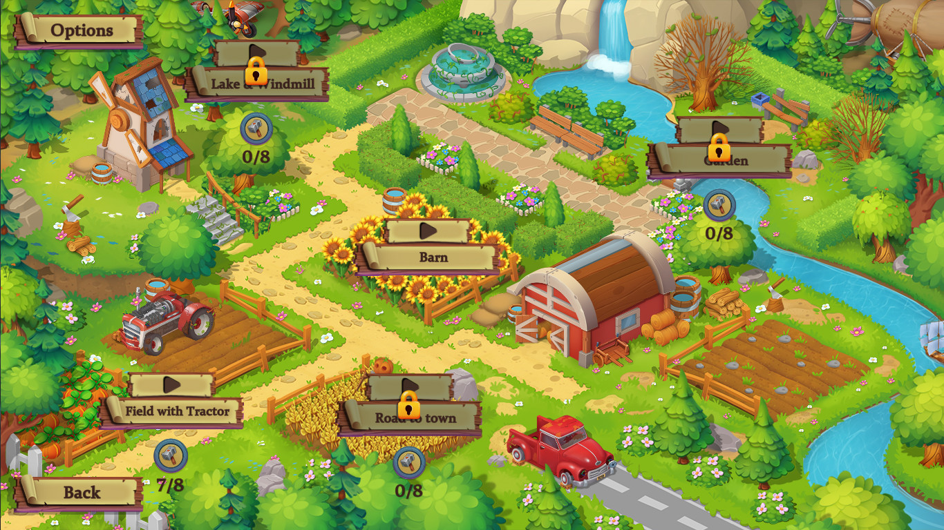 Adventure Mosaics. Granny’s Farm screenshot