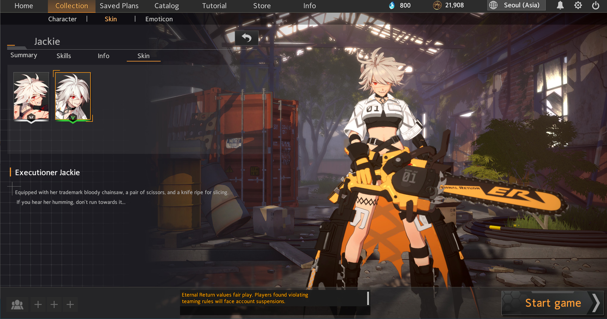 Eternal Return: Black Survival Characters X Skins Bundle screenshot