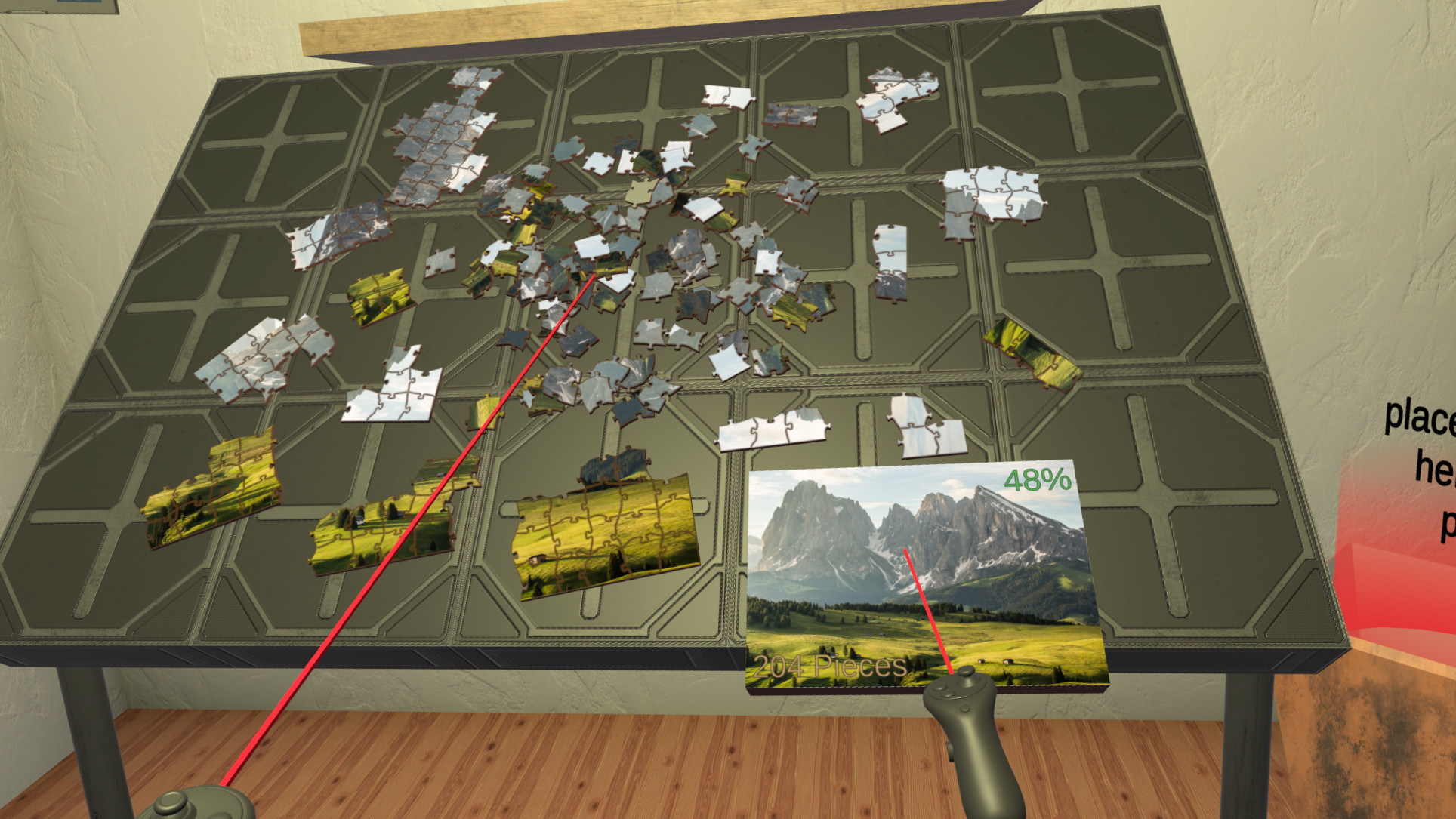Jigsaw Puzzle VR screenshot