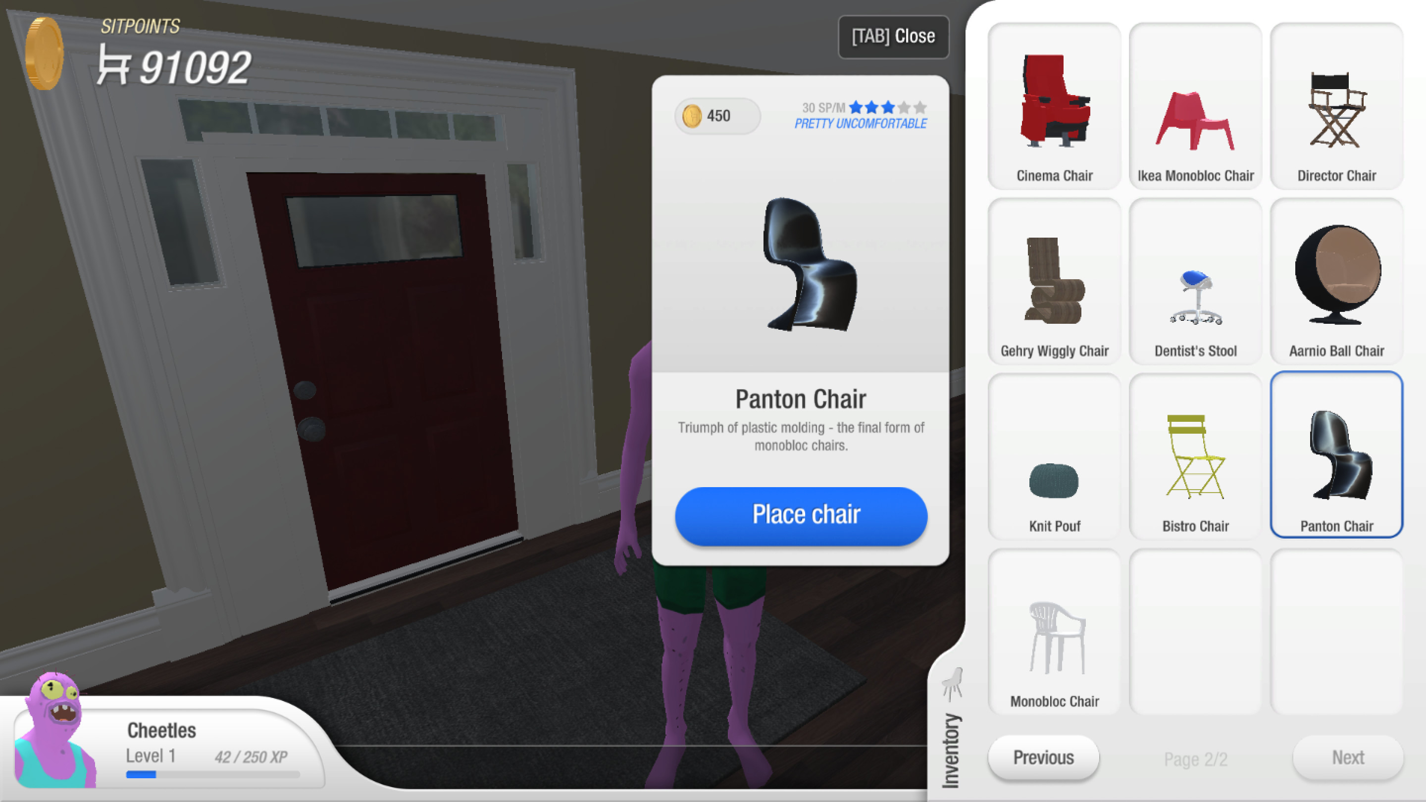 Chair Simulator screenshot