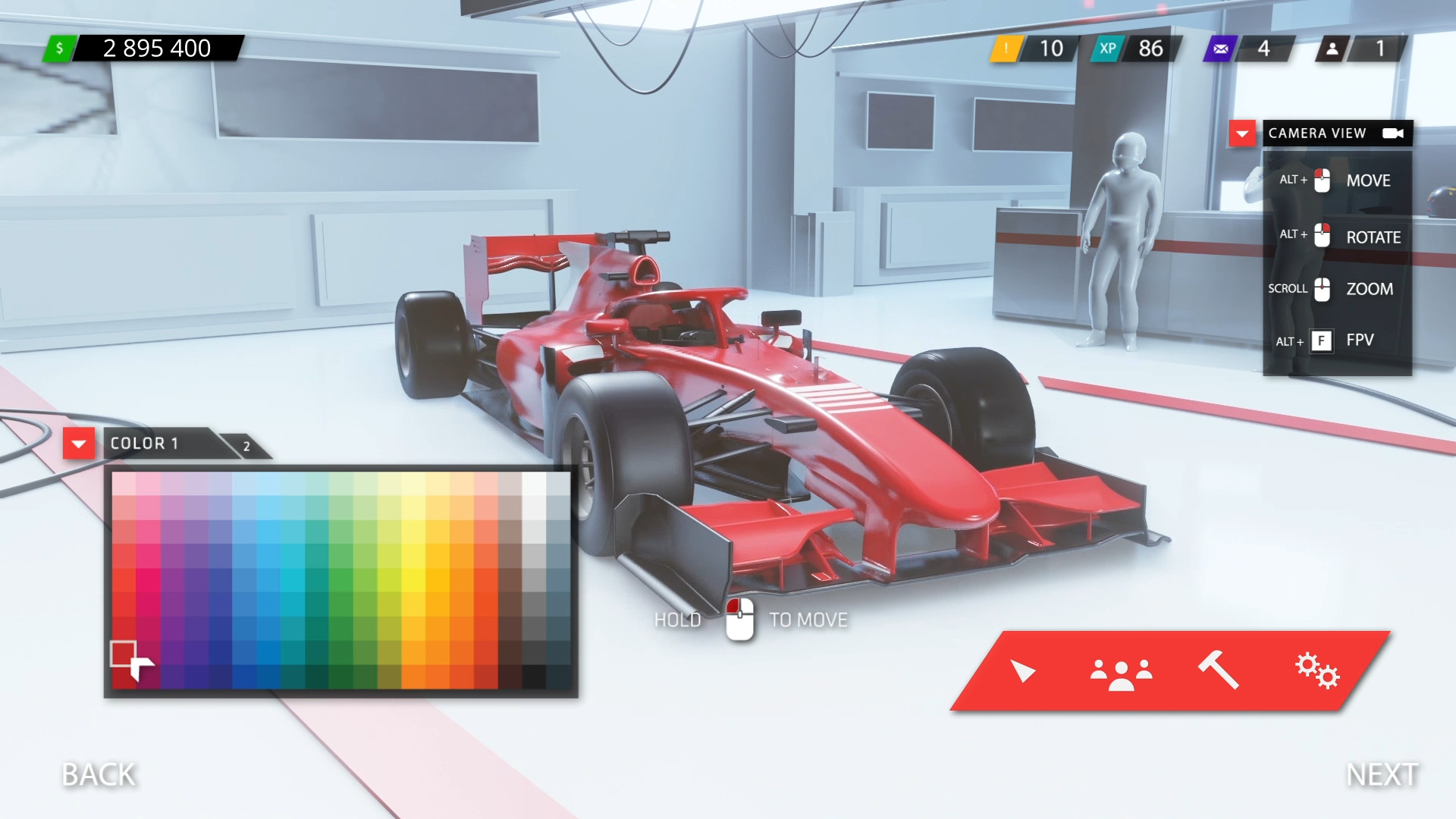 Formula Team screenshot
