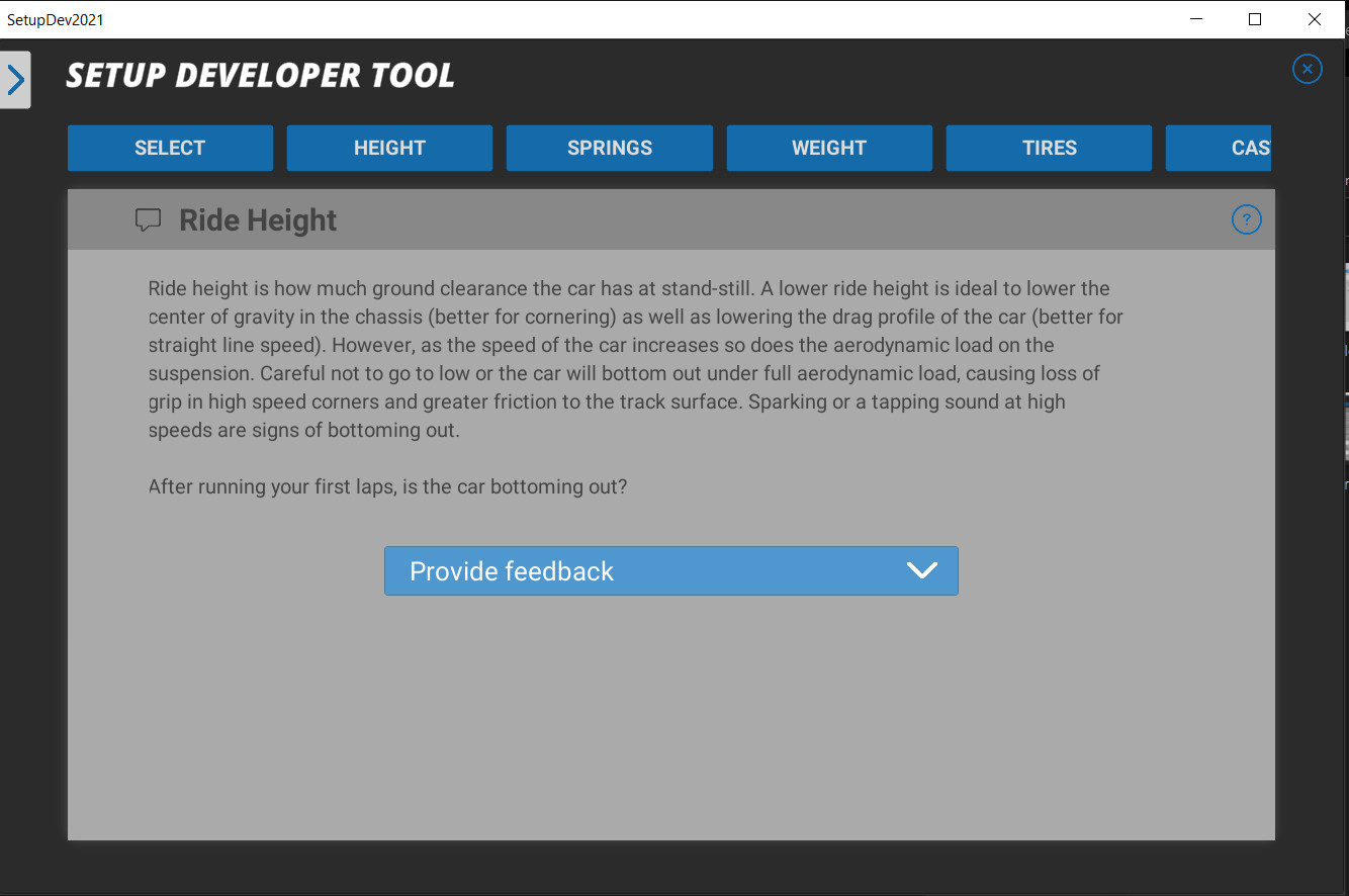 Setup Developer Tool 2021 screenshot