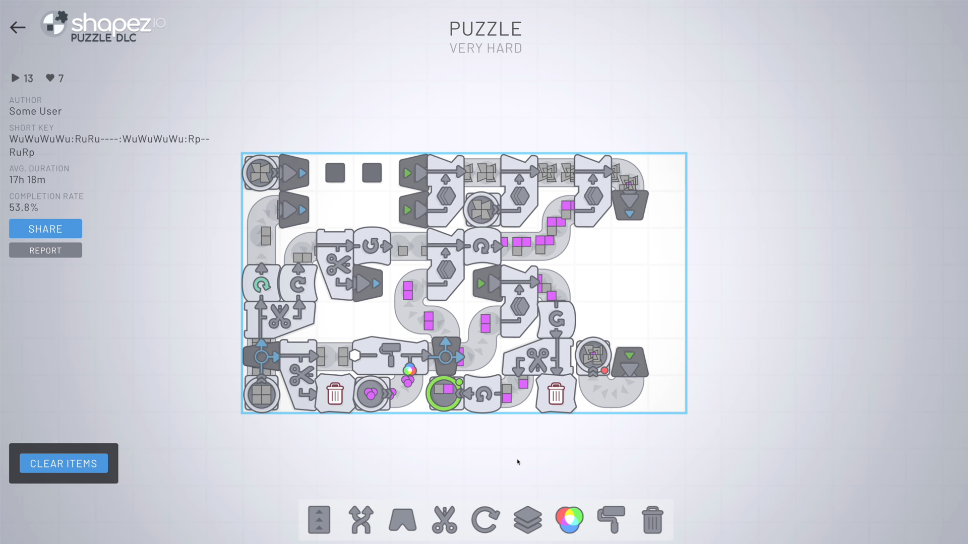 shapez.io - Puzzle DLC screenshot