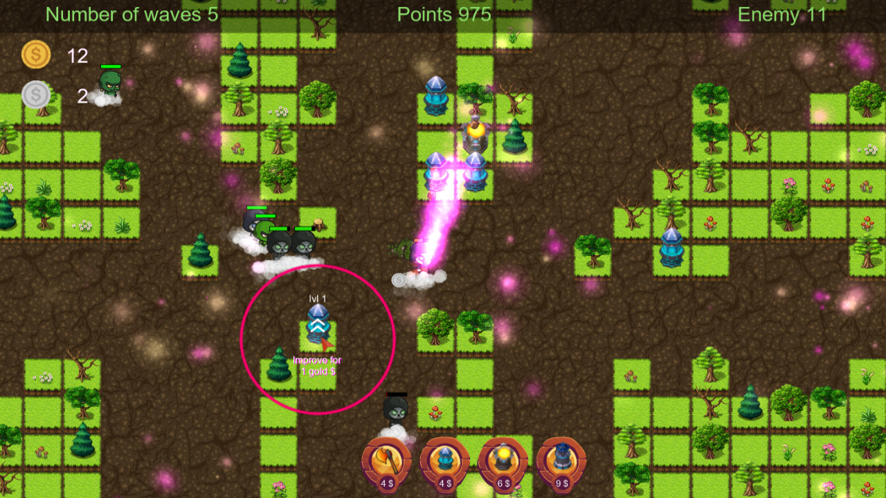 Magic defense screenshot