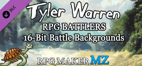 RPG Maker MZ - Tyler Warren RPG Battlers - 16 Bit Battle Backgrounds