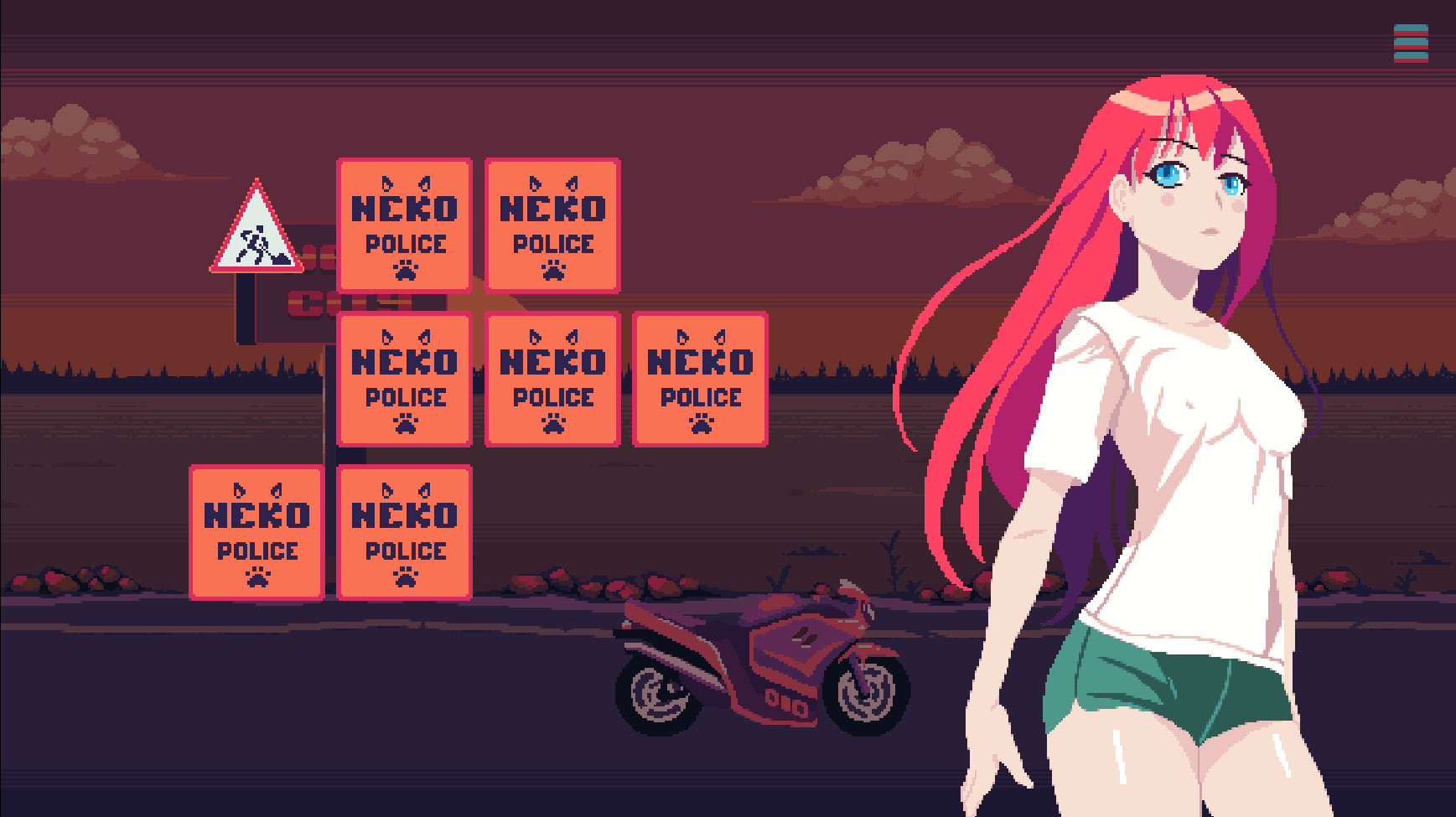 Anime Sunset Ride screenshot