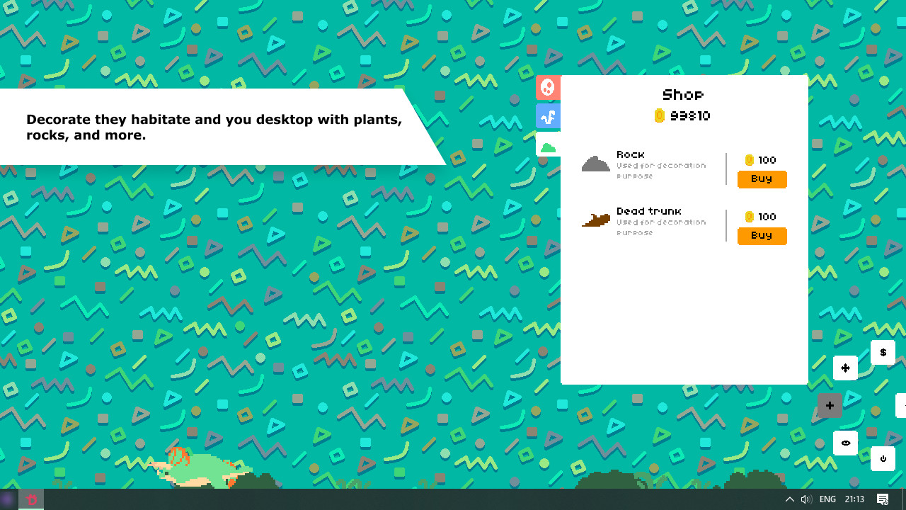 Desktop Dinosaurs screenshot