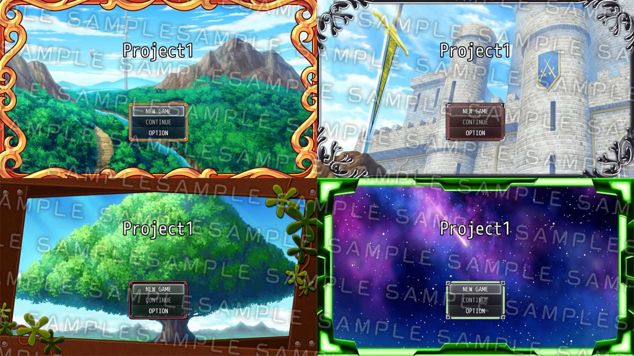 RPG Maker MV - Krachware User Interface Material Variety Pack screenshot