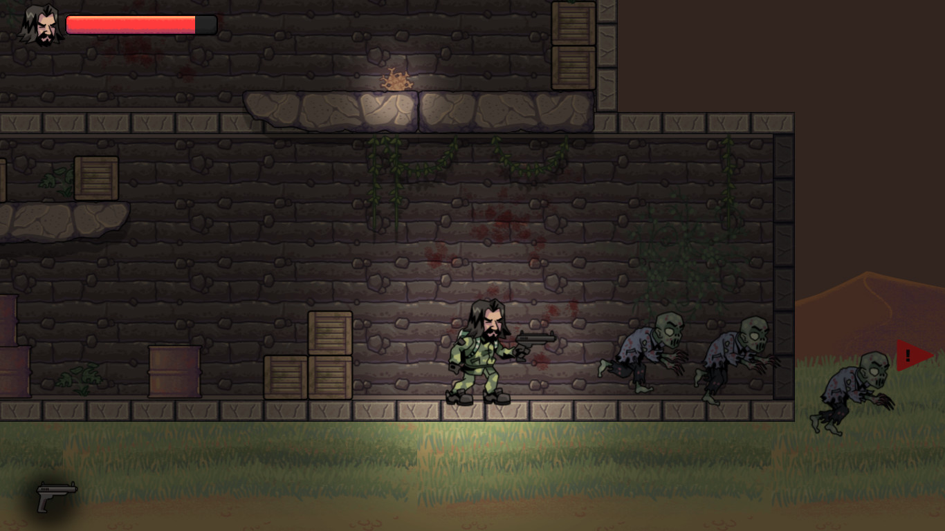 Zombies Desert and Guns screenshot