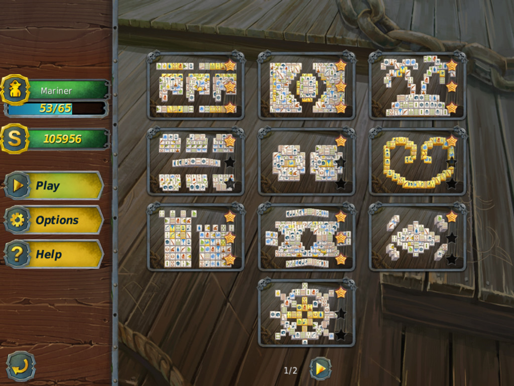 Mahjong Gold 2. Pirates Island screenshot