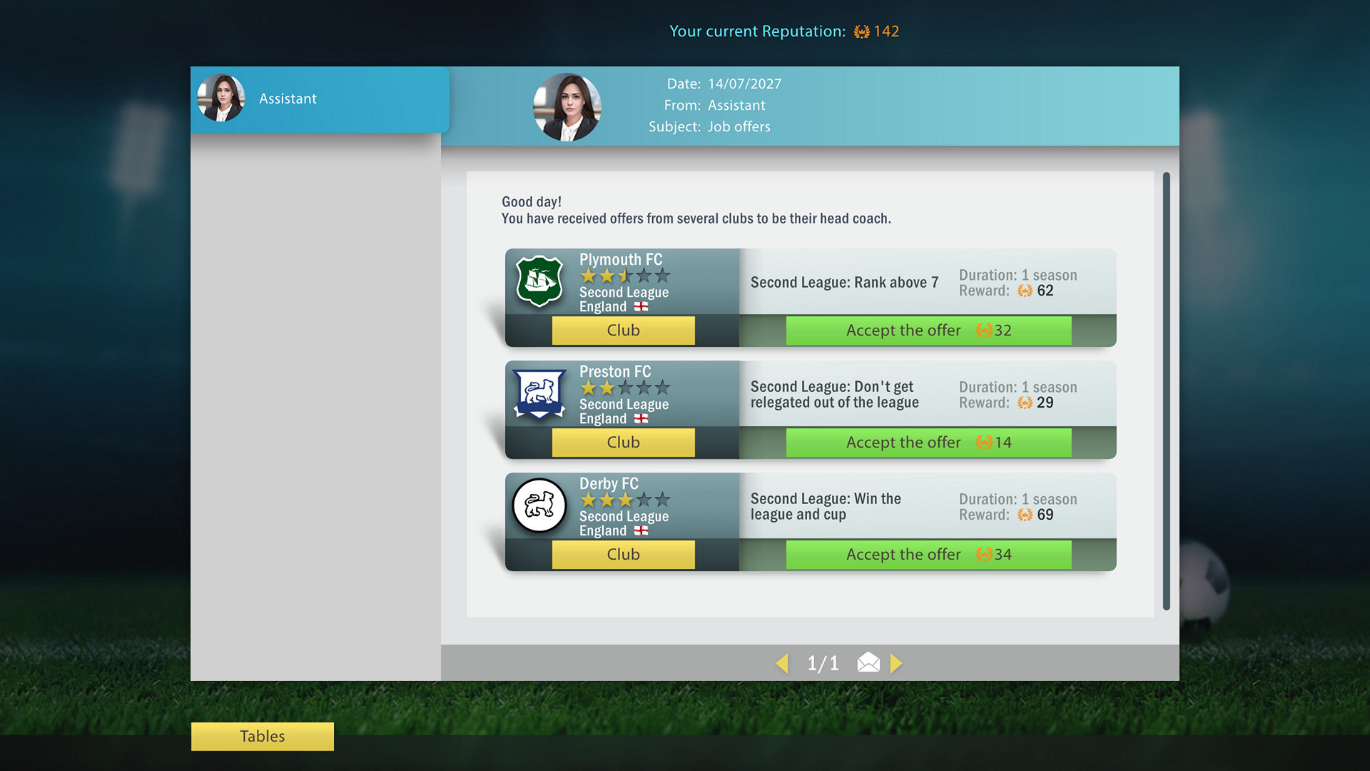 Football, Tactics & Glory: Manager's Journey screenshot