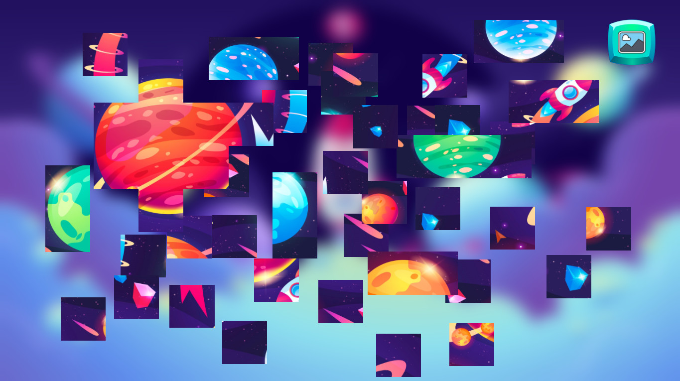 Space puzzle screenshot