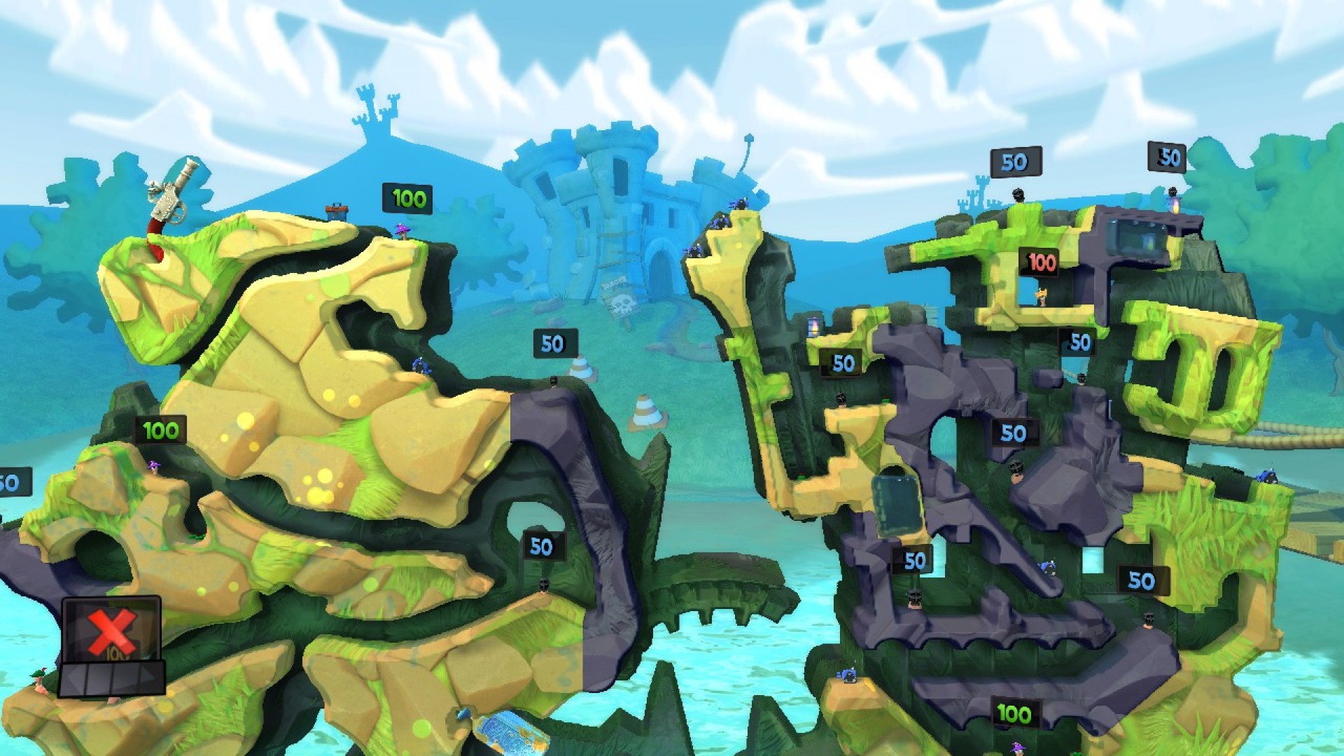 Worms Revolution: Medieval Tales DLC screenshot