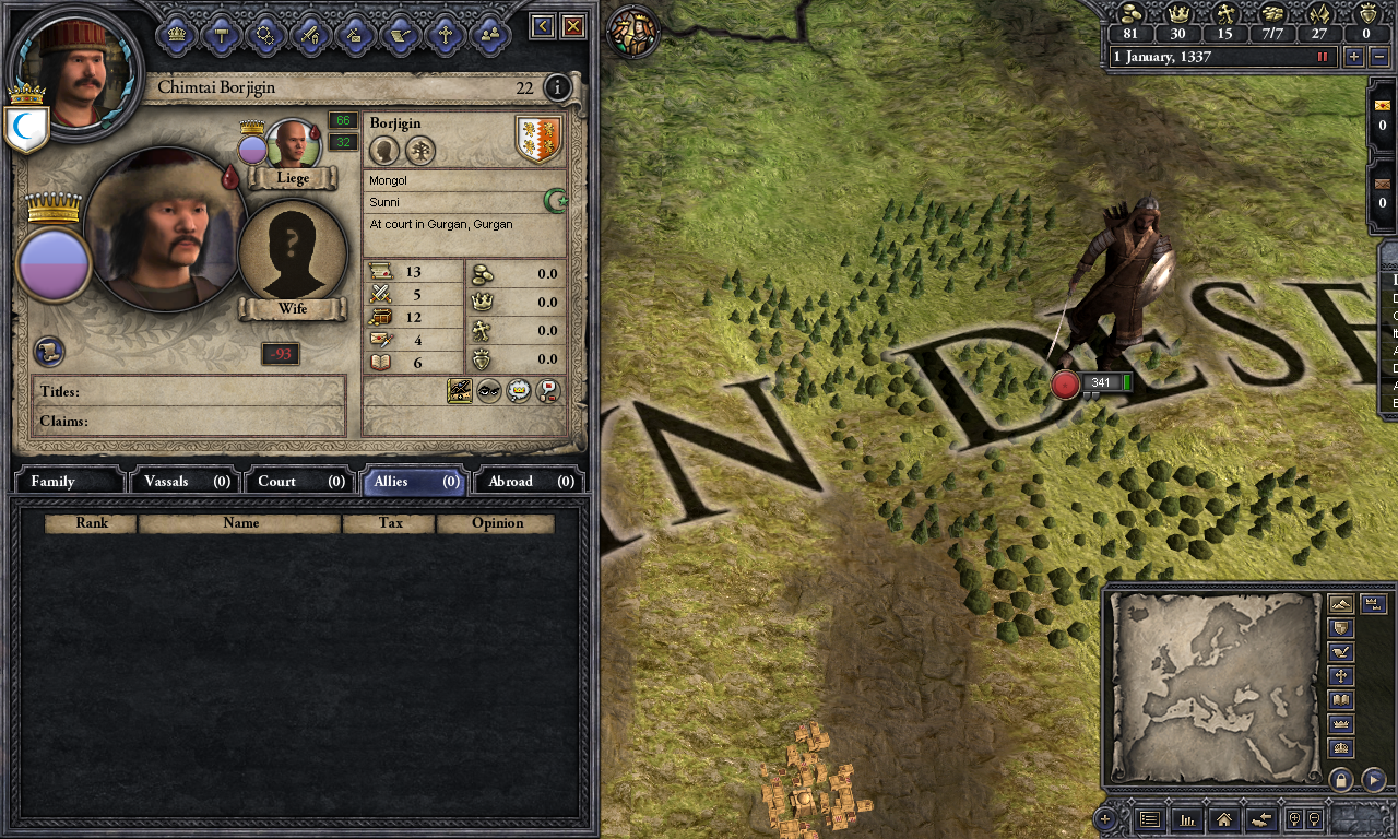 Crusader Kings II: Mongol Faces screenshot