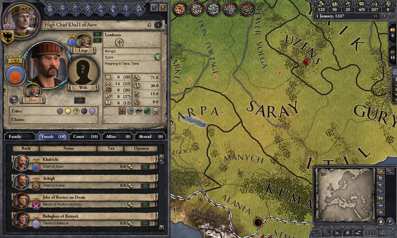Crusader Kings II: Mongol Faces screenshot