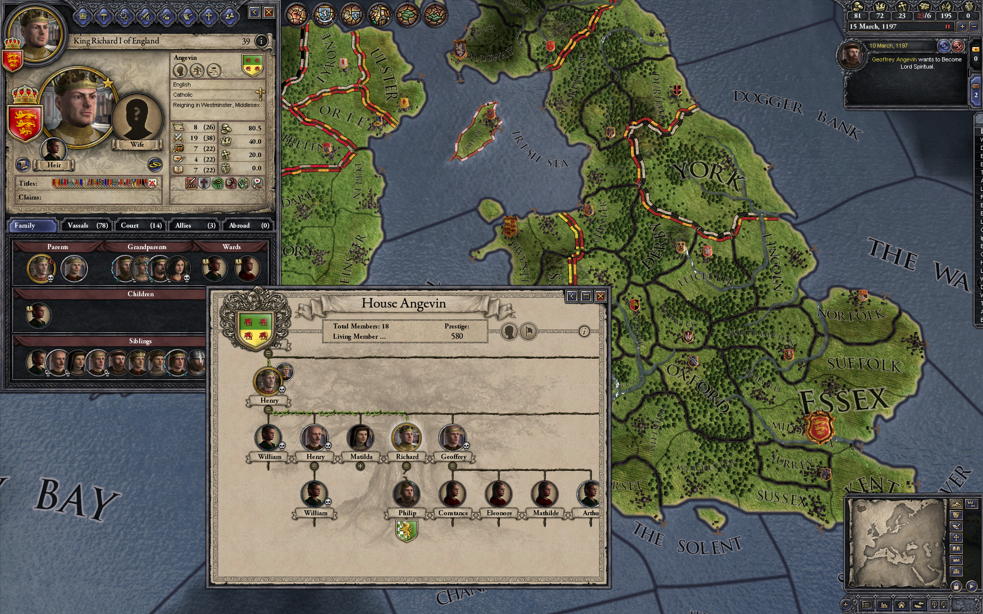 Crusader Kings II: Songs of Albion screenshot