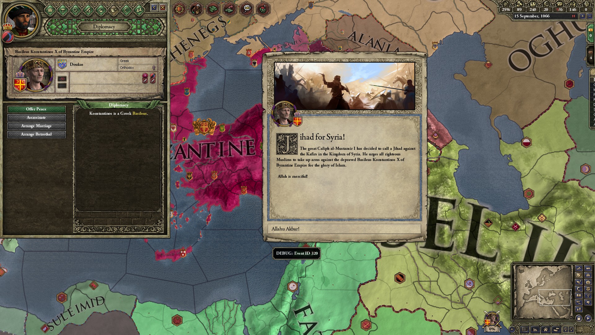 Expansion - Crusader Kings II: Sword of Islam screenshot