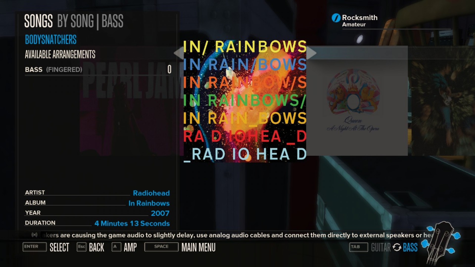 Rocksmith - Radiohead - Bodysnatchers screenshot