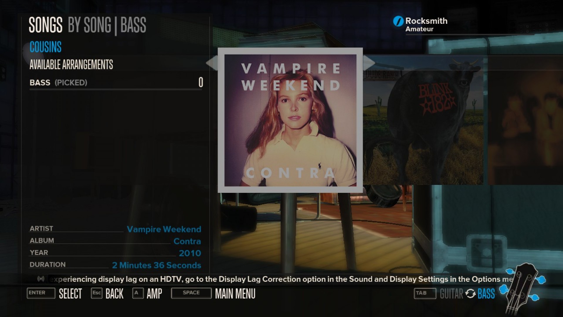 Rocksmith - Vampire Weekend - Cousins screenshot