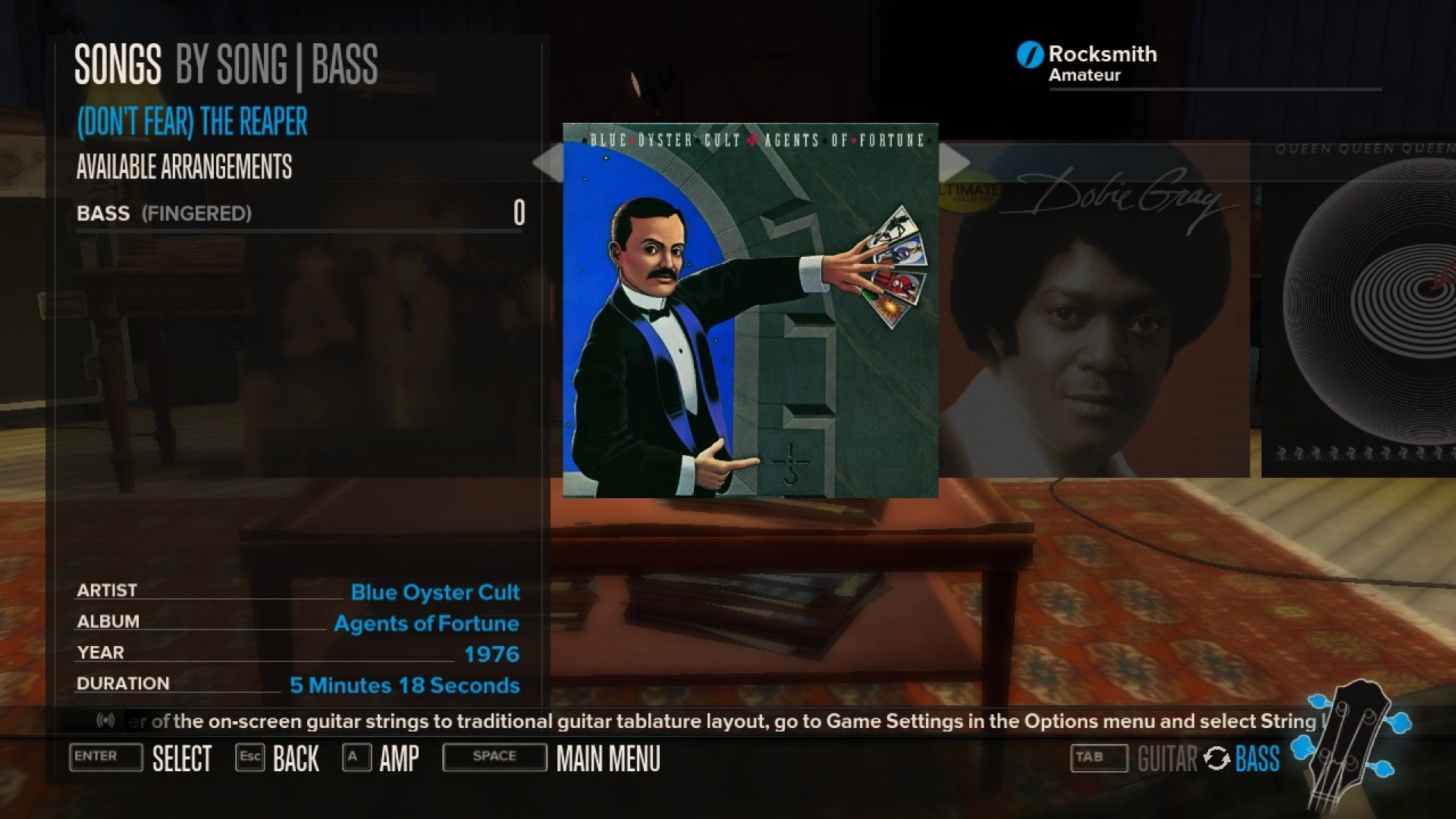 Rocksmith - Blue Oyster Cult - (Don't Fear) The Reaper screenshot