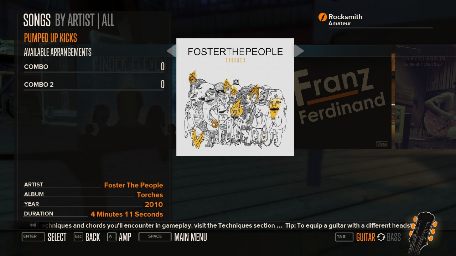 Rocksmith - Foster the People - Pumped Up Kicks screenshot