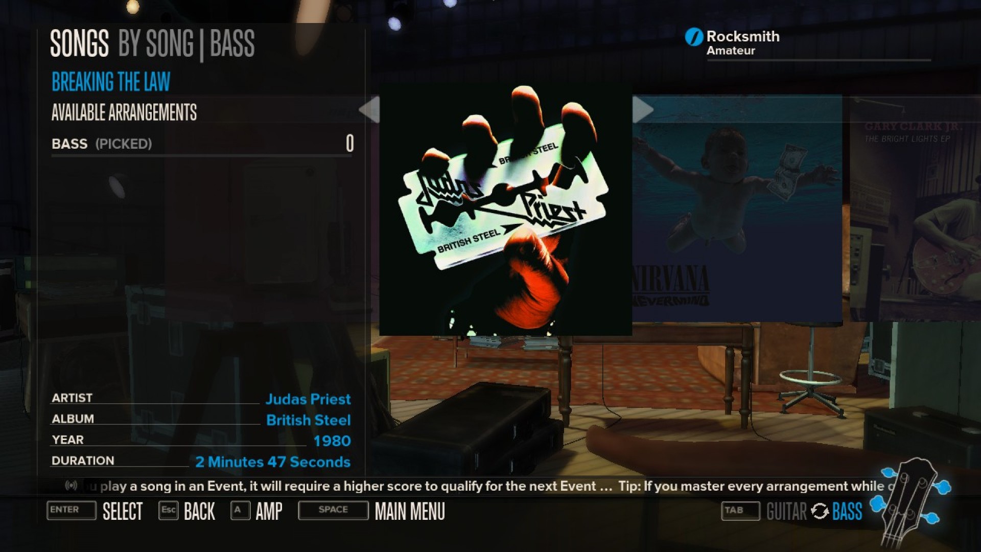 Rocksmith - Judas Priest - Breaking the Law screenshot