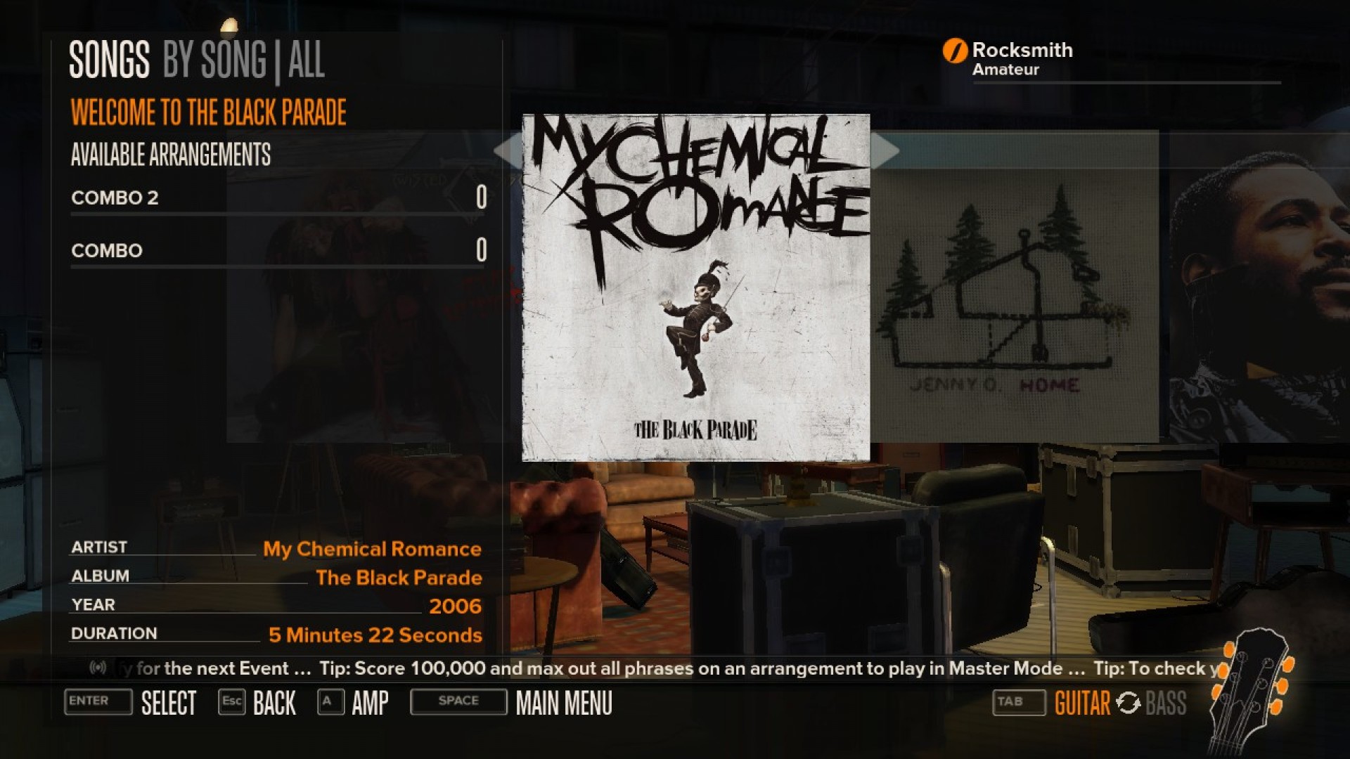 Rocksmith - My Chemical Romance - Welcome to the Black Parade screenshot