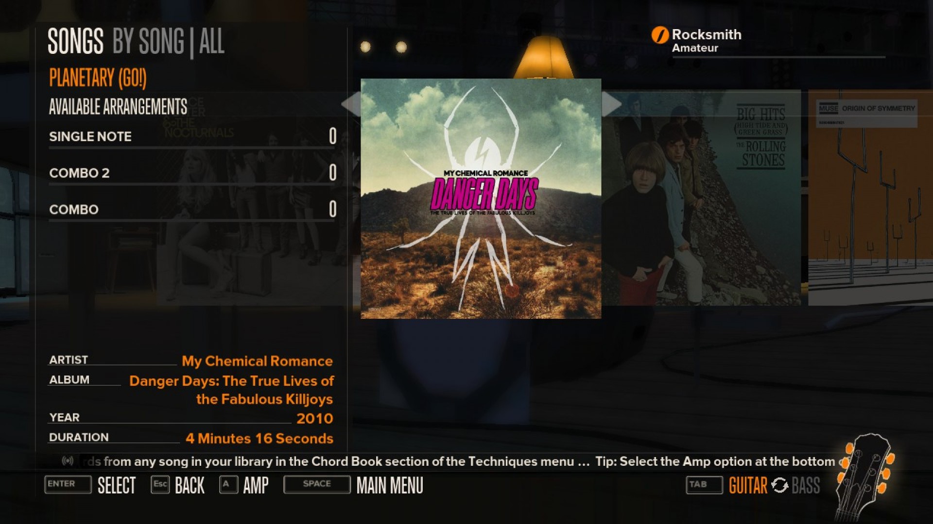 Rocksmith - My Chemical Romance - Planetary (GO!) screenshot