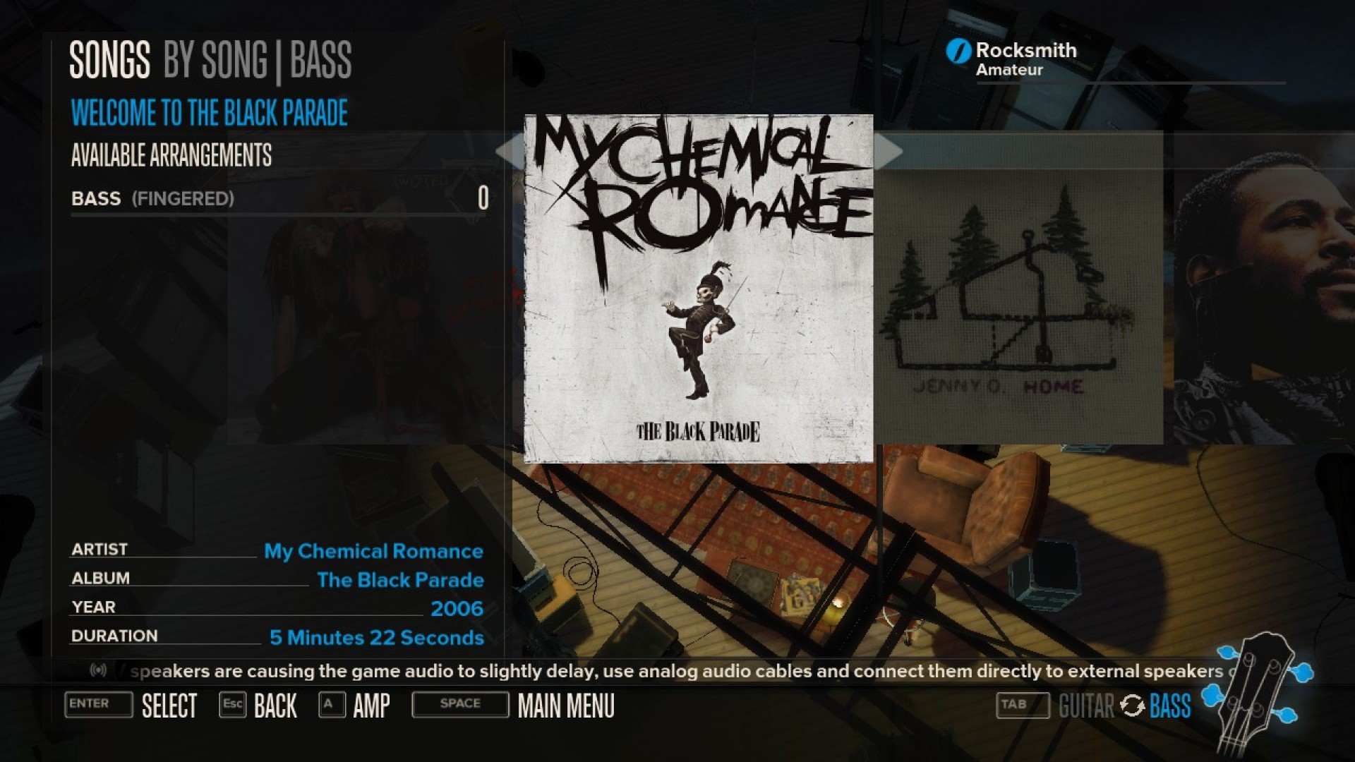 Rocksmith - My Chemical Romance 3-Song Pack screenshot
