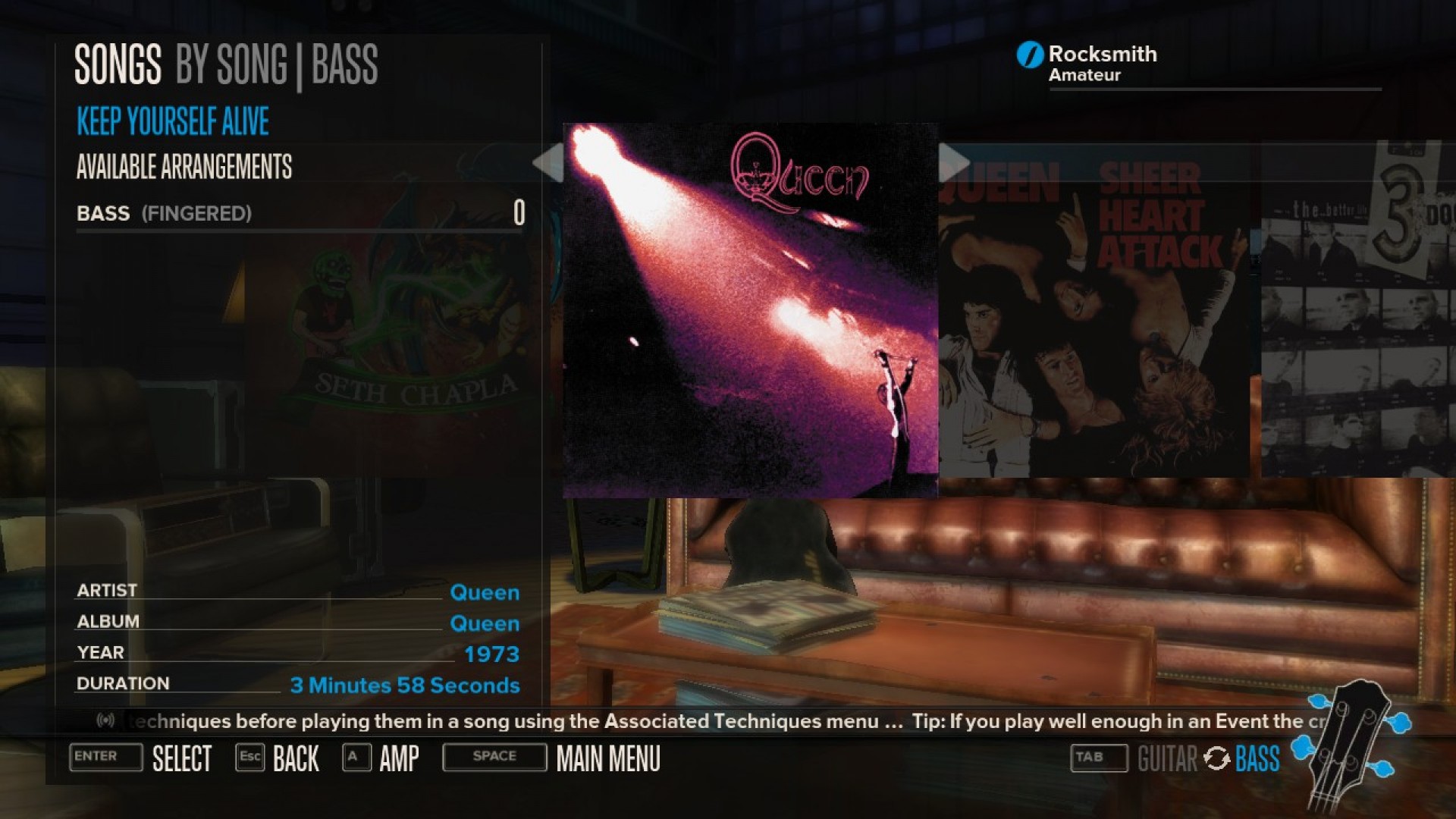 Rocksmith - Queen - Keep Yourself Alive screenshot