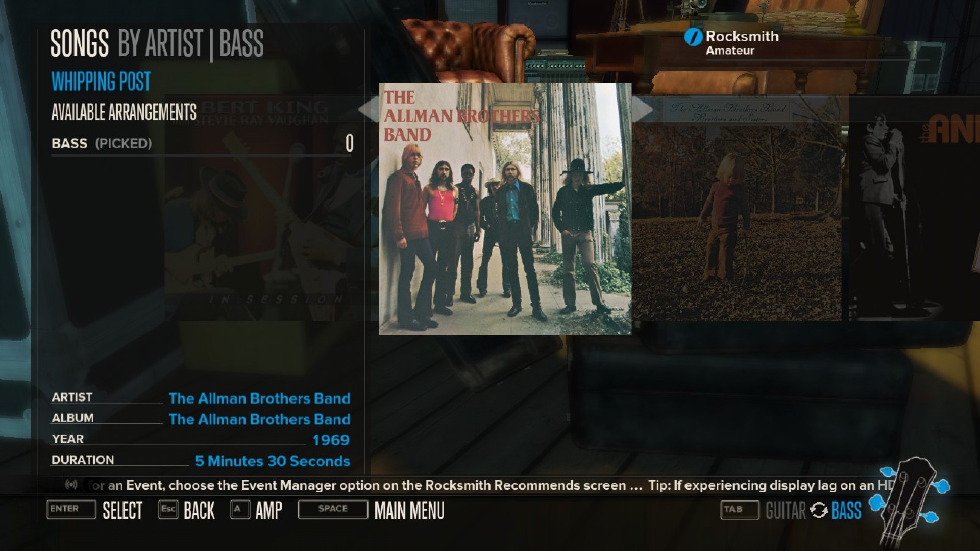Rocksmith - The Allman Brothers Band - Whipping Post screenshot